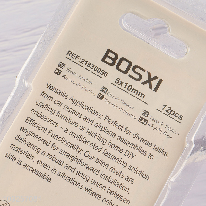 Hot Selling 12 Pieces Aluminum Blind Rivets Pop Rivets for Construction Automobile