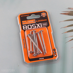 Good Quality 7 Pieces Self Drilling Screws Set Iron Self Tapping Screws Set