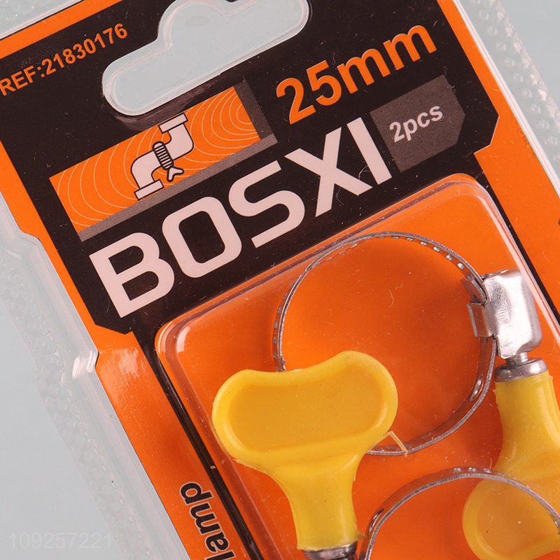 Factory Supply 2 Pieces Key Type Adjustable Hose Clamps for Water Pipe Plumbing