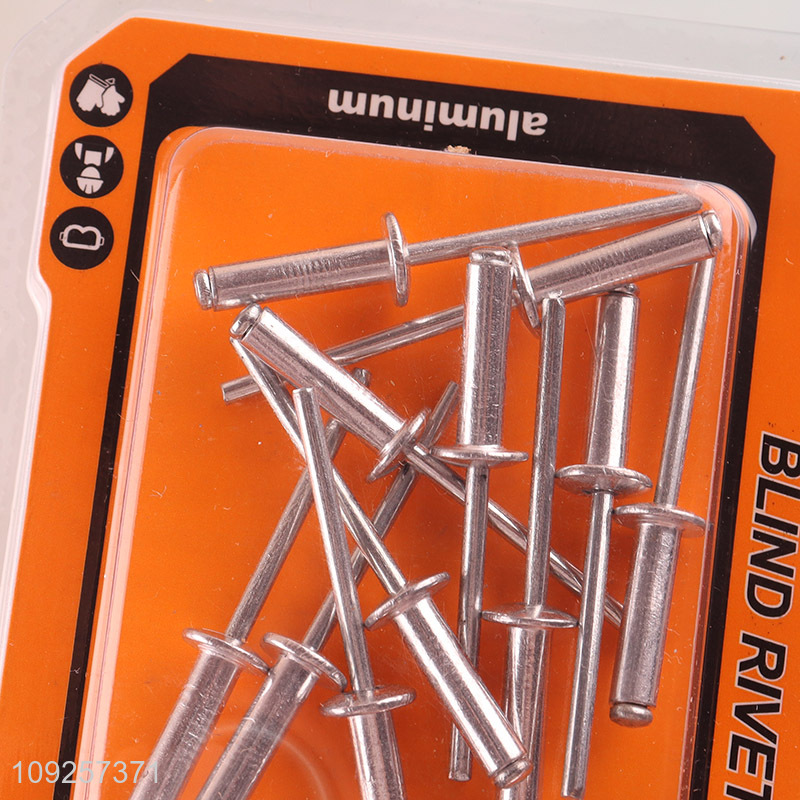 New Product 12 Pieces Aluminum Blind Rivets Pop Rivets for Construction Automobile