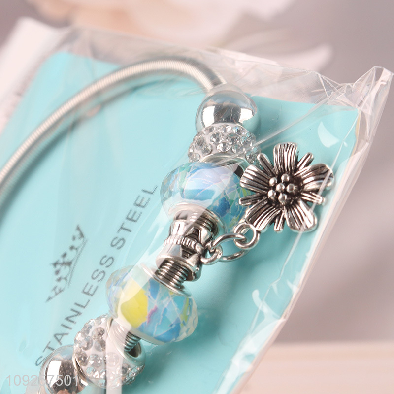 Hot Selling Charm Bracelet Stainless Steel Bangle Fashion Charm Bracelet