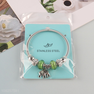 Good Quality Charm Bracelet Silver Plated Stainless Steel Charm Bracelet