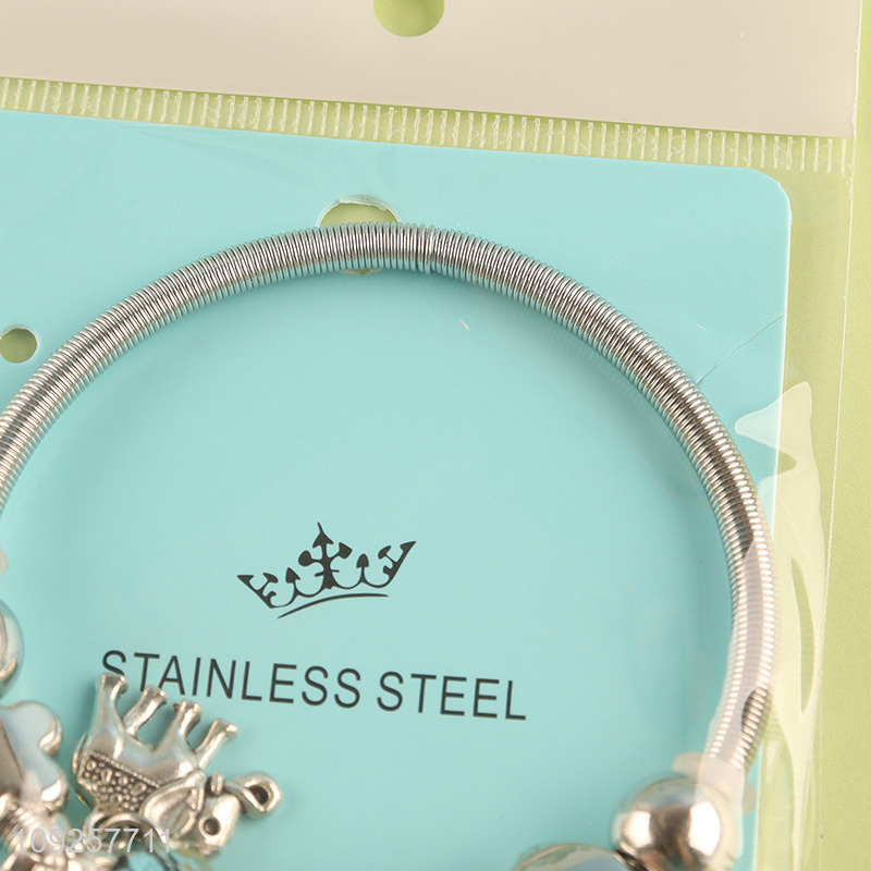 Factory Price Charm Bracelet Fashion Jewelry for Girls Holiday Birthday Gifts