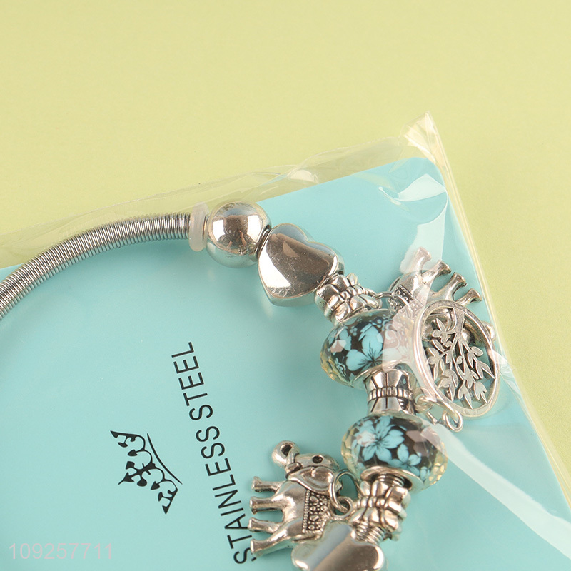 Factory Price Charm Bracelet Fashion Jewelry for Girls Holiday Birthday Gifts