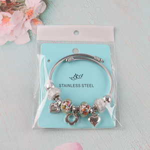 Factory Price Charm Bracelet Stainless Steel Bangle Bracelet Girls Jewelry