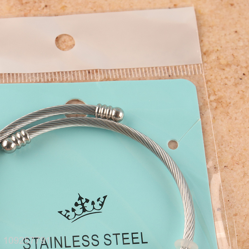 New Product Charm Bracelet Stainless Steel Bangle Bracelet Girls Jewelry