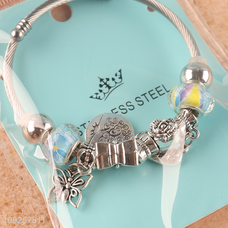 China Imports Charm Bracelet Fashion Jewelry for Girls Holiday Birthday Gifts