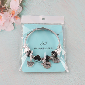 China Imports Charm Bracelet Stainless Steel Bangle Fashion Charm Bracelet