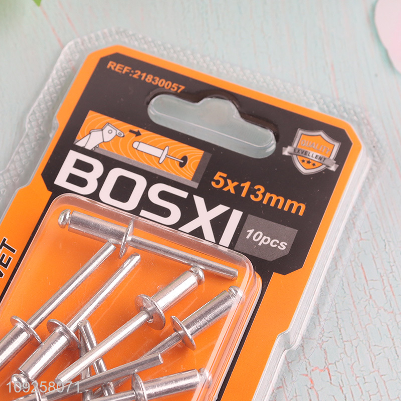 China Imports 10 Pieces Aluminum Blind Rivets Pop Rivets for Construction Automobile