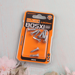 China Wholesale 10 Pieces Self Drilling Screws Set Iron Self Tapping Screws Set