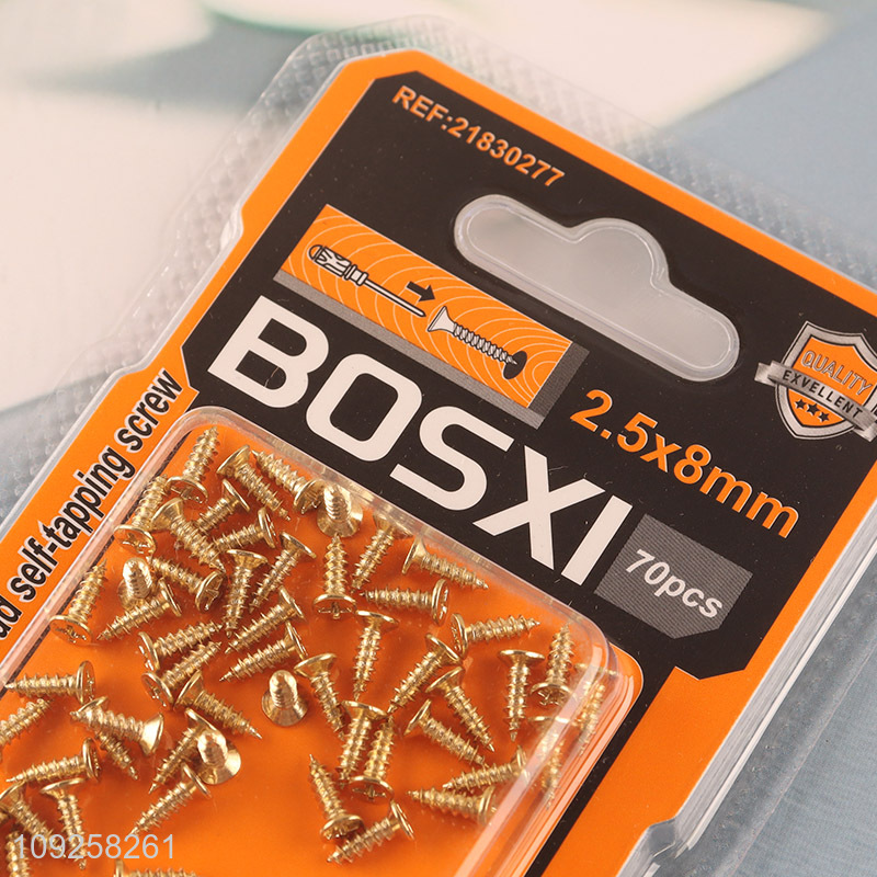 Good Quality 70 Pieces Self Tapping Screw Set Iron Self Tapping Screws Set