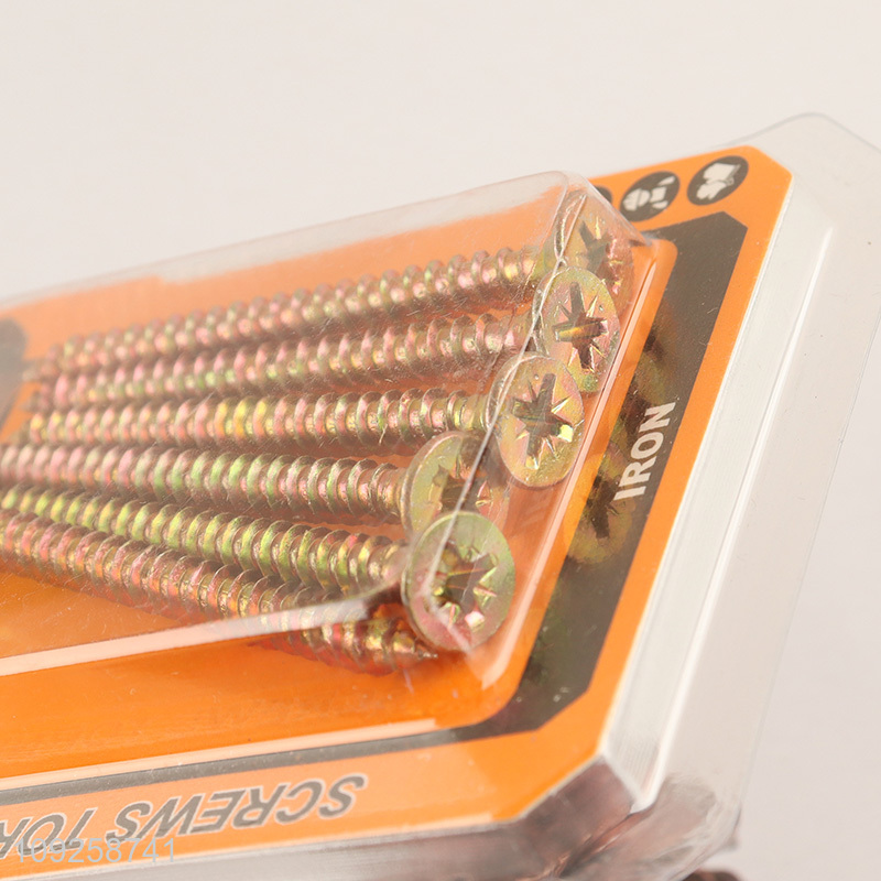 China Wholesale 6 Pieces Self Tapping Screw Set Iron Self Tapping Screws Set