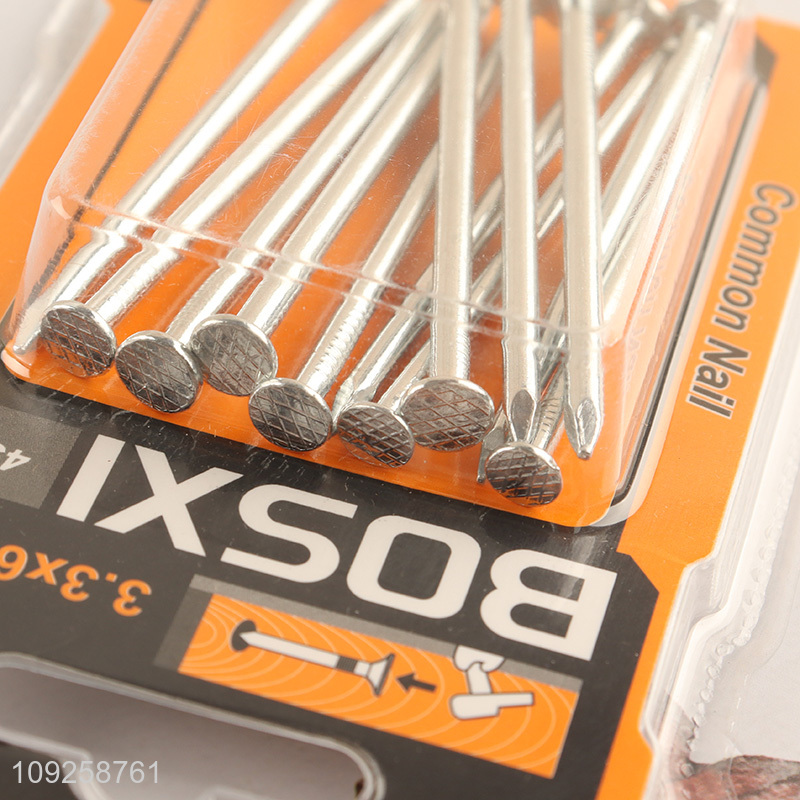 Factory Price 12PCS Iron Nails for Indoor Outdoor Woodworking Construction Site