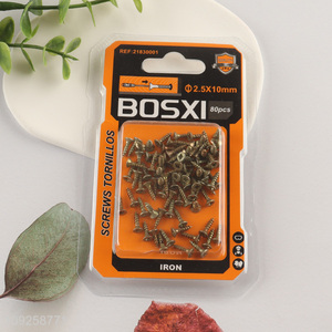 China Imports 80 Pieces Self Tapping Screw Set Iron Self Tapping Screws Set