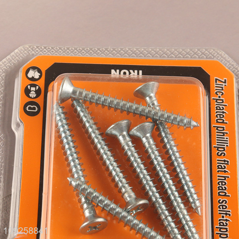 New Product 7 Pieces Self Tapping Screw Set Iron Self Tapping Screws Set