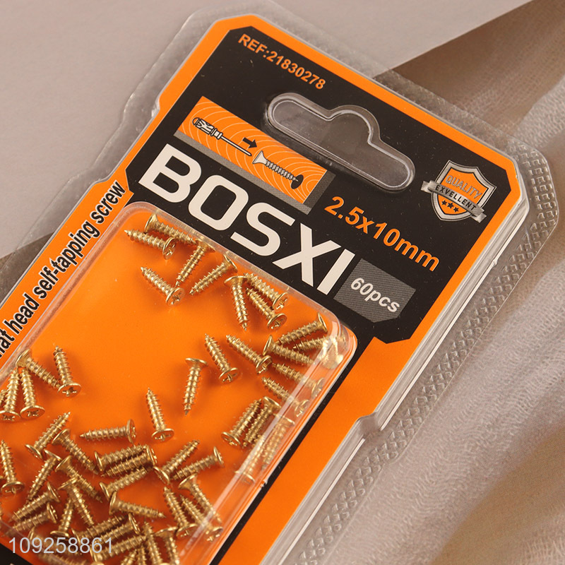 China Imports 60 Pieces Self Tapping Screw Set Iron Self Tapping Screws Set