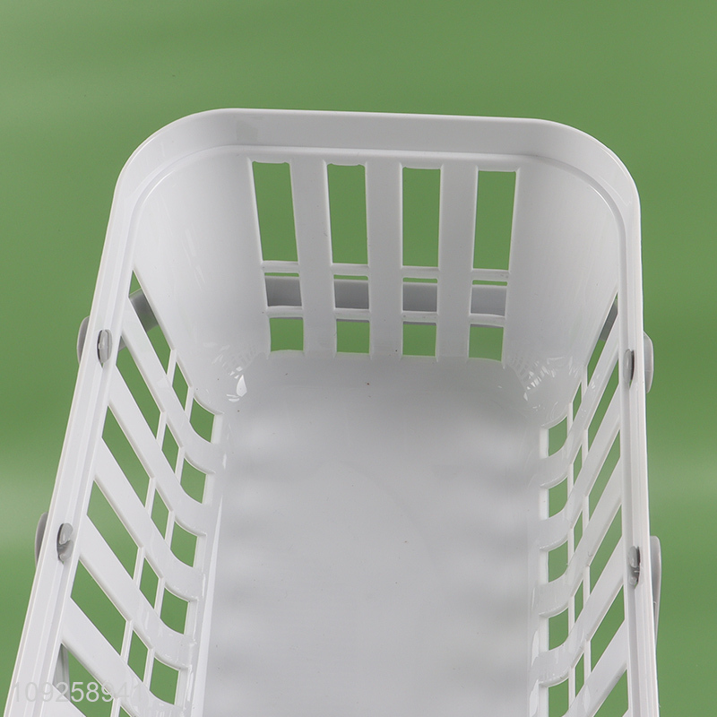 Hot selling portable bathroom storage basket shower basket with handle