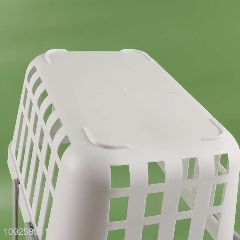 Hot selling portable bathroom storage basket shower basket with handle