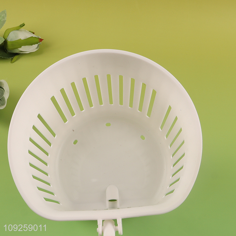 Top quality plastic household multifunctional hanging mini storage basket