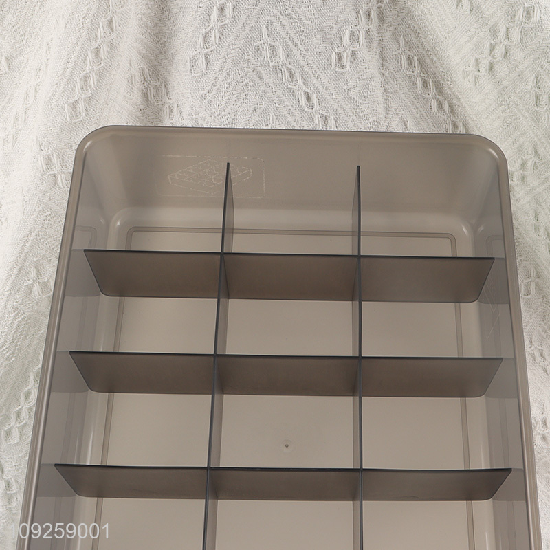 Yiwu market 3pcs household clothes organizer underwear socks storage box