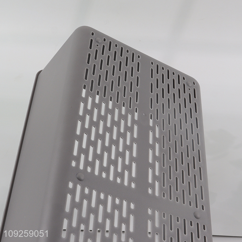 Good quality rectangle home kitchen vegetable drain basket fruits drain basket