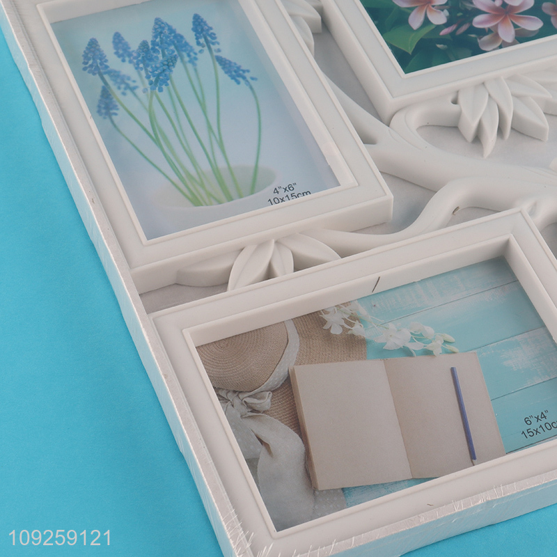 New Arrival 4X6 Inch Collage Picture Frames 5-Opening Wall Hanging Photo Frames