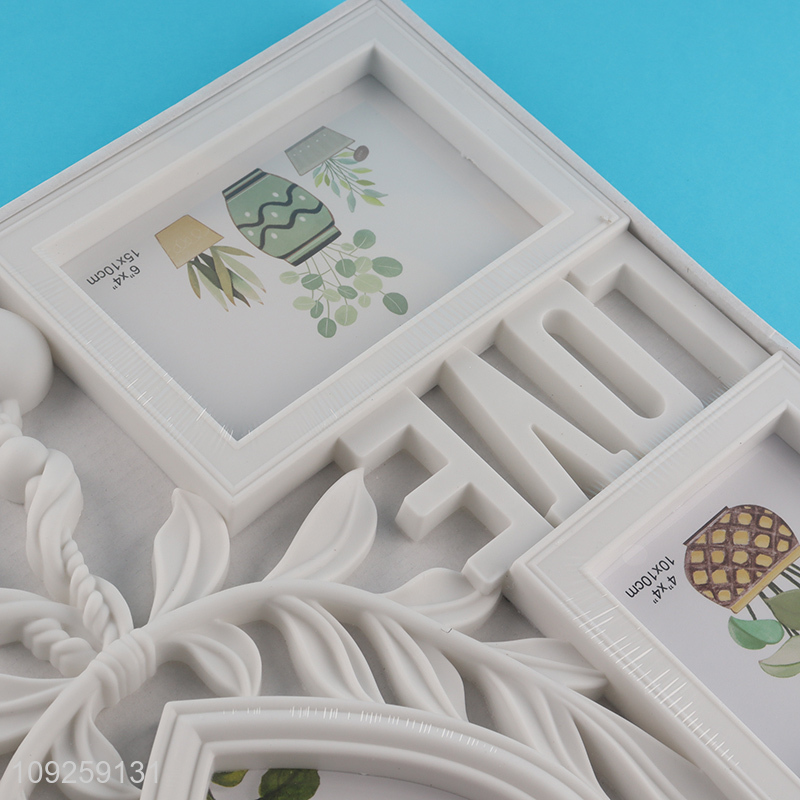 Good Quality 4x4 4X6 Inch Family Collage Picture Frames 5-Opening Wall Photo Frames