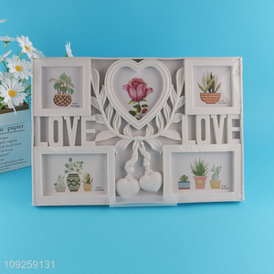 Good Quality 4x4 4X6 Inch Family Collage Picture Frames 5-Opening Wall Photo Frames