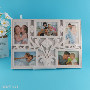 Factory Price 4X6 Inch Family Collage Picture Frames 5-Opening Collage Photo Frame