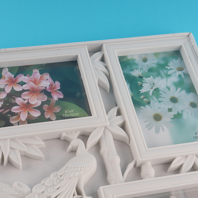 New Arrival 4X6 Inch Collage Picture Frames 5-Opening Wall Hanging Photo Frames