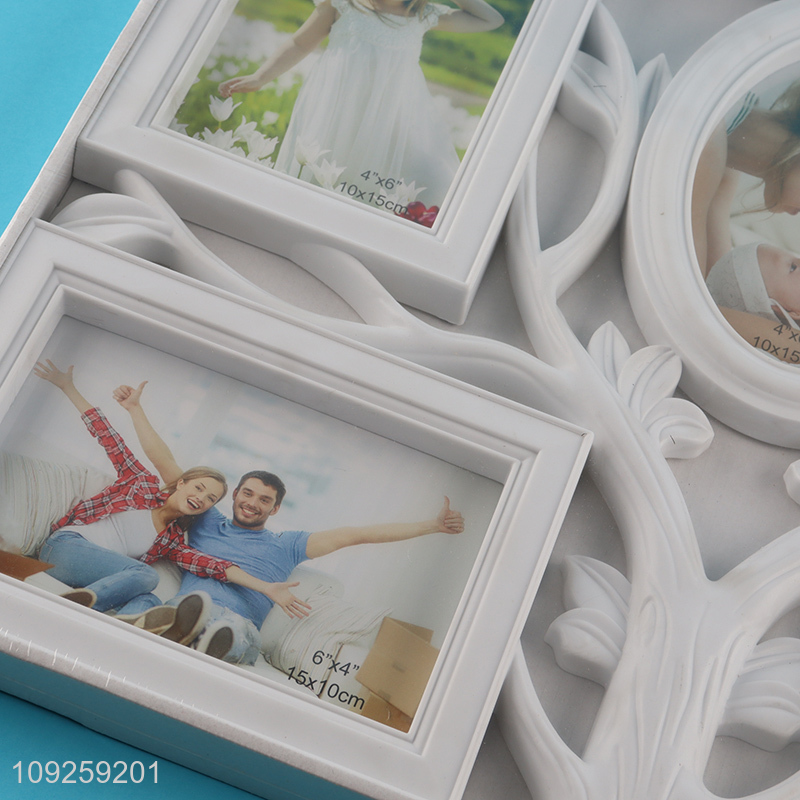 China Wholesale 4X6 Inch 5-Opening Collage Picture Frames Wall Hanging Picture Frames