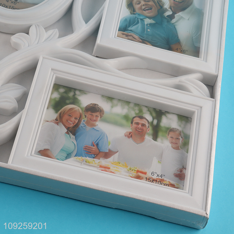 China Wholesale 4X6 Inch 5-Opening Collage Picture Frames Wall Hanging Picture Frames