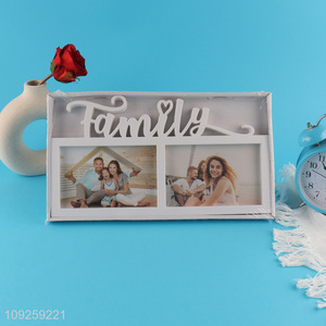 Good Quality 2-Opening Family Collage Picture Frames Decorative Combination Picture Frame