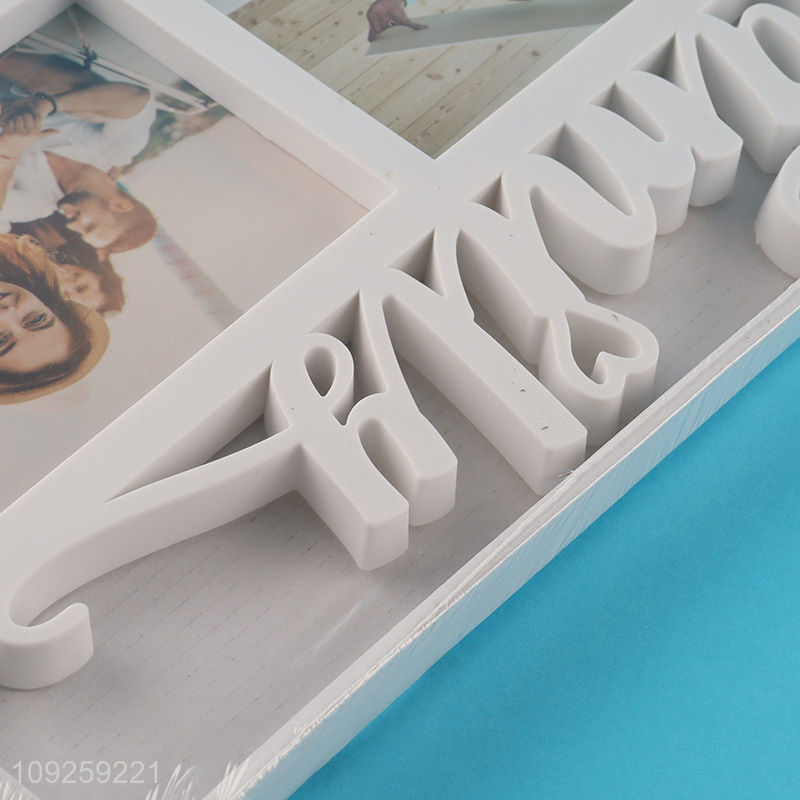 Good Quality 2-Opening Family Collage Picture Frames Decorative Combination Picture Frame