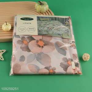 Good Quality 140*180cm Tablecloth Polyester Table Cloth Floral Print Tablecloth