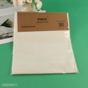 New Arrival 85*85cm Tablecloth Polyester Table Cloth Wrinkle Resistant Tablecloth