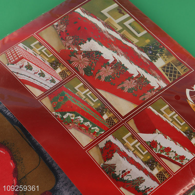 Wholesale 150*180cm Christmas Tablecloth Polyester Table Cloth Holiday Fabric Tablecloth