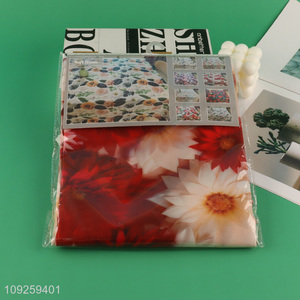 Wholesale 100*140cm Floral Print Table Cloth Polyester Table Cover for Rectangle Tables