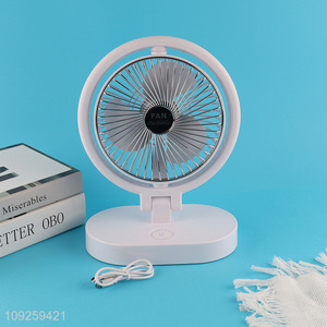 Good Quality Desk Fan USB Rechargeable Table Fan for Bedroom Home Office