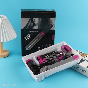 New Product 5-In-1 Hair Dryer Brush and Curling Iron Set for Women Girls