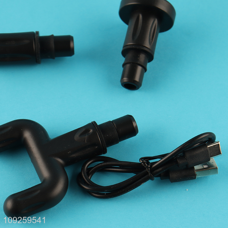 Wholesale Massage Gun Custom Logo Muscle Massager with 4 Replacement Heads