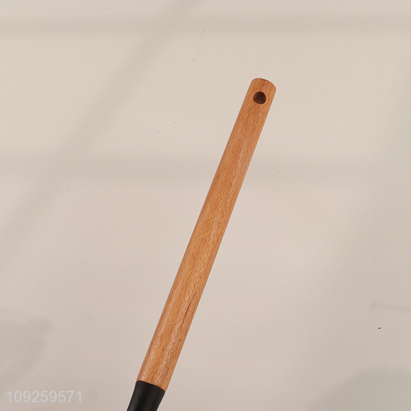 China products silicone kitchen utensil Spaghetti Spatula with wooden handle