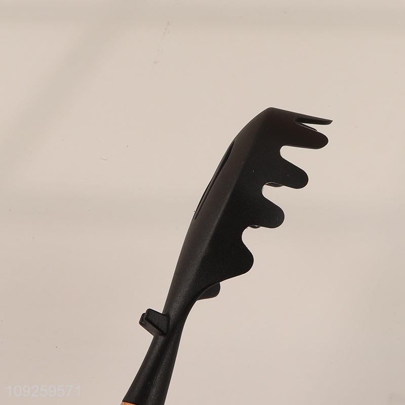 China products silicone kitchen utensil Spaghetti Spatula with wooden handle