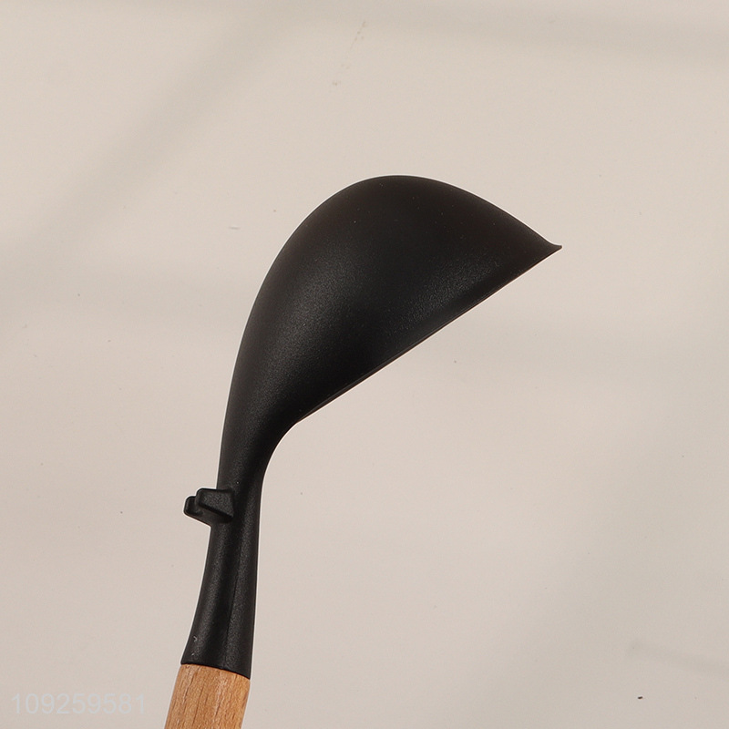 Popular products home restaurant silicone kitchen utensil soup ladle for sale
