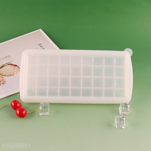 Online Wholesale Food Grade Silicone Ice Cube Tray Ice Cube Molds