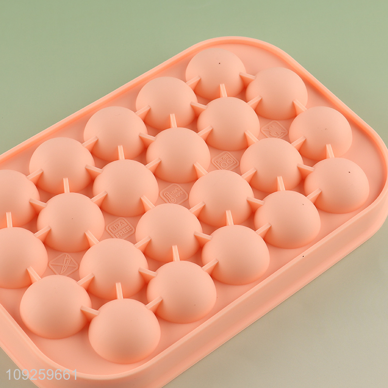 China Wholesale Silicone Ice Cube Molds Ice Ball Tray for Whiskey