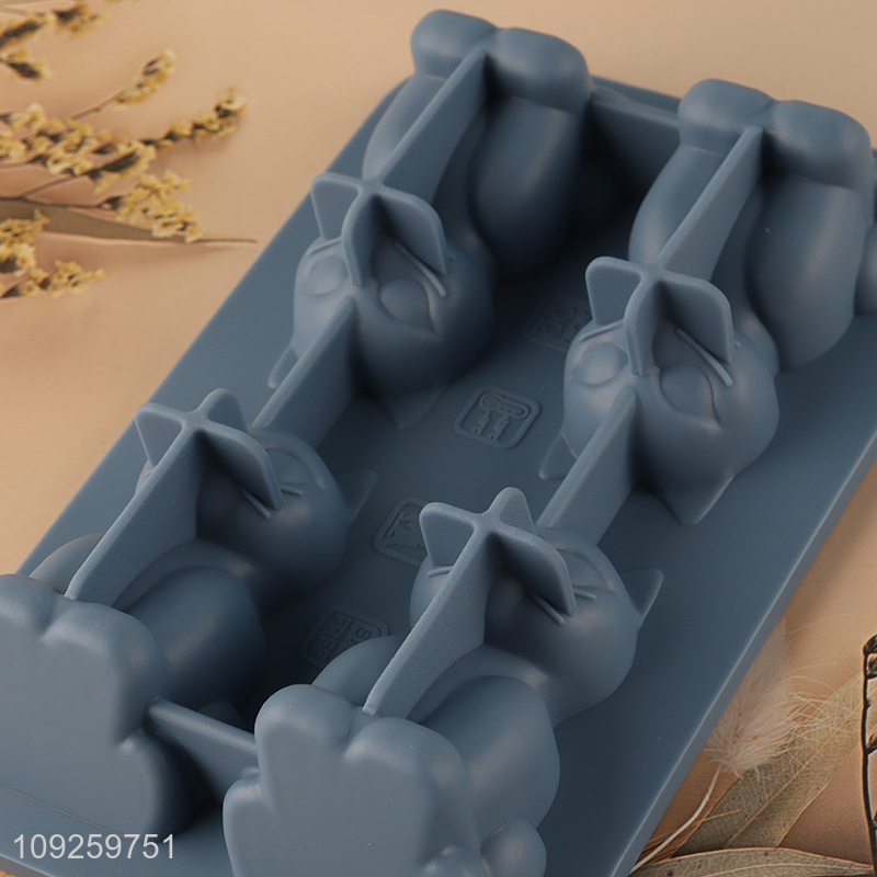 Factory Price 3D BPA Free Food Grade Flexible Silicone Ice Cube Molds