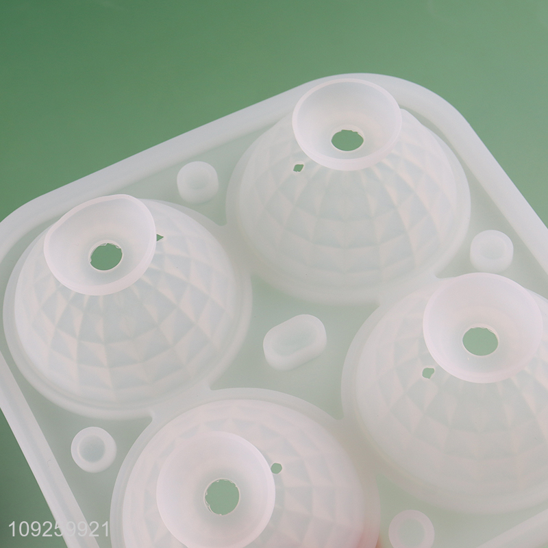 China Imports 3D Silicone Ice Cube Tray Ice Ball Molds with Lid