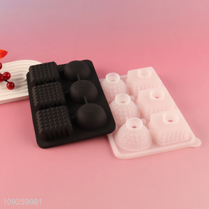 Wholesale 3D Silicone Ice Cube Molds BPA Free Silicone Ice Cube Tray