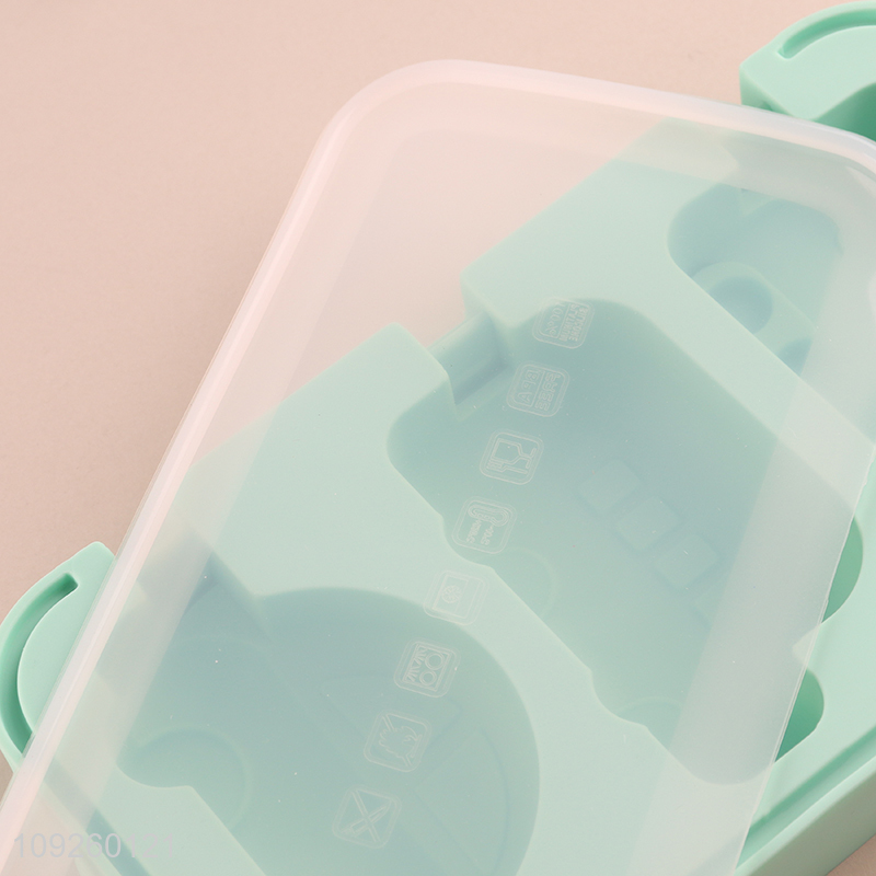 New Arrival Silicone Popsicle Molds 3-Cavity Silicone Ice Pop Molds